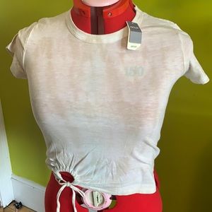 Aerie tie die tie waist tee